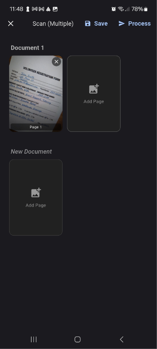 Scan options 3
