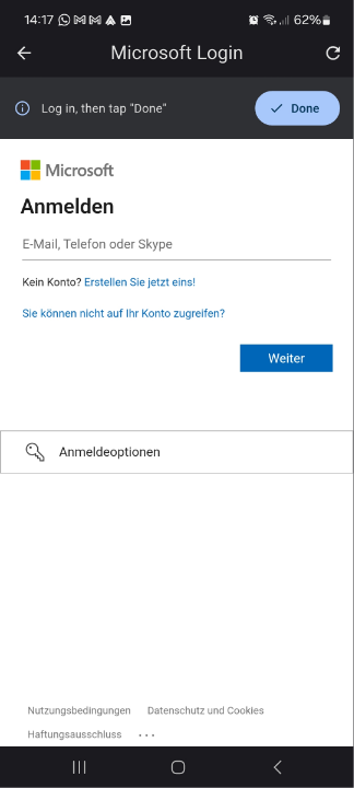 Microsoft Login 2